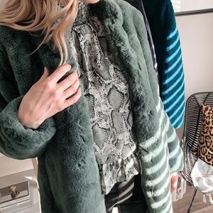 LIKE NEW EE:SOME Peplum Blouse